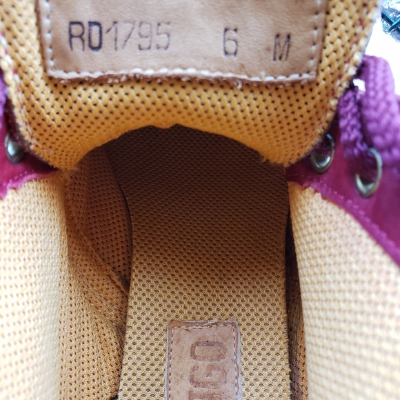 Durango Red Suede Chukka Heeled Lace Up Square To… - Picture 3 of 8